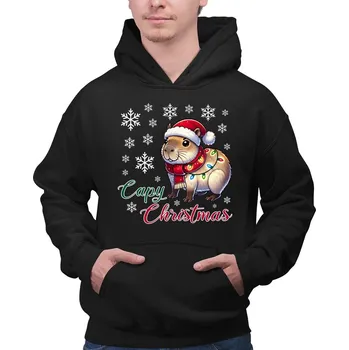 Žertovný předmět Capy Christmas - pánská mikina s potiskem