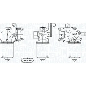Motorek stěrače a odstřikovače Motor stěračů MAGNETI MARELLI 064050002010