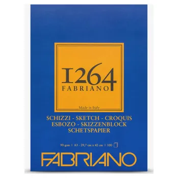 Skicák Fabriano Schizzi 1264 lepený 90g A3 (Skicák Fabriano Schizzi 1264 lepený 90g A3)