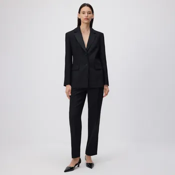 Dámské kalhoty Reserved - Oblekové kalhoty s vlnou - černý - 310CW-99X - 310CW-99X-XS