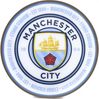 Noční světlo Fan-shop LED světlo MANCHESTER CITY Crest