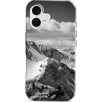 Pouzdro na mobilní telefon Odolný obal Mobiwear Elite Pro - Apple iPhone 16 - E152E Velehory (Odolné pouzdro, obal kryt Mobiwear Elite Pro - maximální ochrana mobilu, zesílené hrany, přesné výřezy, pohodlné držení, odolná grafika, kvalitní materiály)