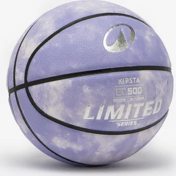 Basketbalový míč TARMAK Basketbalový míč BT500 Touch velikost 6 FIALOVÁ