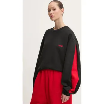 Pánská mikina Bavlněná mikina K+LUSHA KLW55002TJF01PX černá 99X, vel. XS