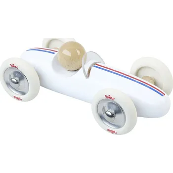 Dřevěná hračka Vilac Dřevěné auto velké Grand prix vintage bílé
