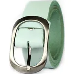 Dámský kožený pásek DM-3,5-21-02 mátový, VELIKOST 100