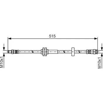 Brzdová hadice Brzdová hadice BOSCH 1 987 481 482