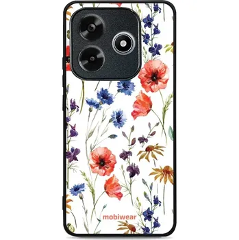 Pouzdro na mobilní telefon Lesklý kryt Mobiwear Glossy - Xiaomi Redmi Note 14 5G - G032G - Luční kvítí (Prémiové lesklé pouzdro, obal, kryt Mobiwear Glossy na mobil Xiaomi Redmi Note 14 5G - G032G - Luční kvítí, materiál Plast + TPU silikon - krytí po všech stranách, neošoupatelný)