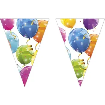 Party dekorace Procos Banner vlaječkový Sparkling Balloons 1ks