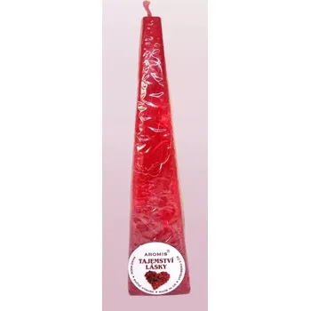 Svíčka Svíčka s vůní - TAJEMSTVÍ LÁSKY, 17,5 cm