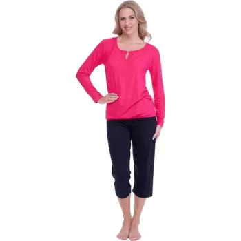 Dámská halenka 5562/38 - dámské triko Ruko, M, jahodová