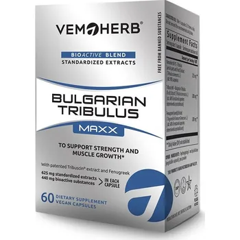 Fitness strava VemoHerb Bulgarian Tribulus MAXX 60 cps