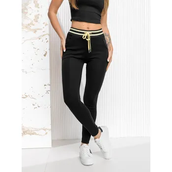 Dámská móda Černo-žluté dámské tepláky Bolf CYF803NM - L/XL