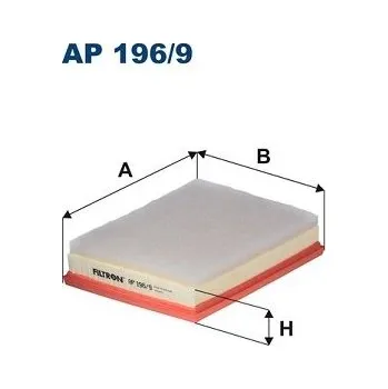 Autodíl Vzduchový filtr FILTRON AP 196/9