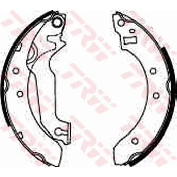 Brzdová čelist Sada brzdových čelistí TRW GS6227