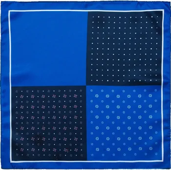 Látkový kapesník Královsky modrý pánský kapesníček do saka Bolf PO33 - One size