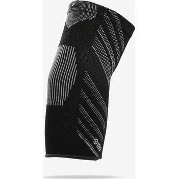 DECATHLON Ortéza na pravý/levý loket bezešvá 4 ČERNÁ