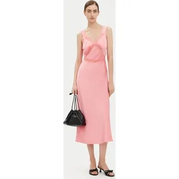 Dámské šaty Bardot Koktejlové šaty 58603DB3 Růžová Regular Fit 6