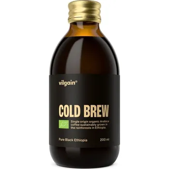 Káva Vilgain Cold Brew BIO – Pure Black Ethiopia 200&nbsp;ml