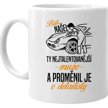 Žertovný předmět Bůh našel ty nejtalentovanější detailisty - hrnek s potiskem