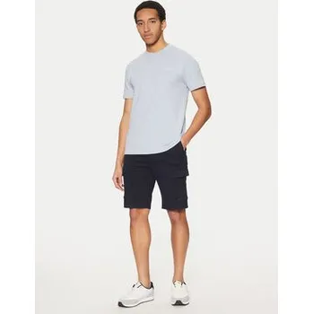 Pánská móda Calvin Klein Šortky z materiálu Modern Twill K10K114067 Tmavomodrá Regular Fit 31