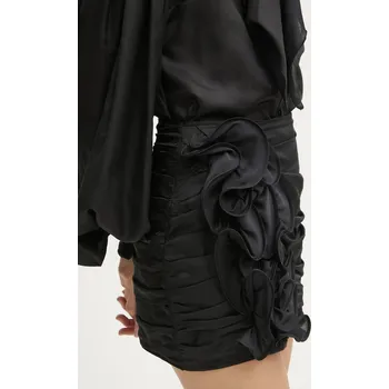 Dámská sukně Sukně z hedvábné směsi Charo Ruiz Ibiza Gian 256400 černá 99X, vel. M