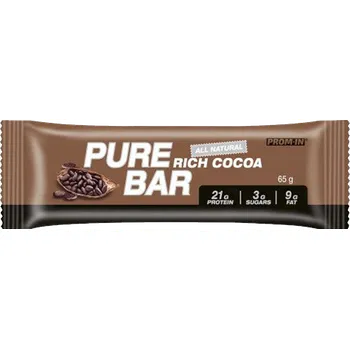 Fitness strava Prom-In Essential Pure Bar 65 g rich cocoa