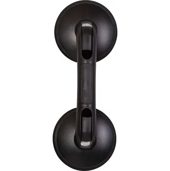 Madlo do koupelny Ridder Přísavné madlo černé - odnímatelné koupelnové madlo 120kg