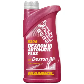 Provozní kapalina Převodový olej MANNOL Dexron III Automatic Plus 8206 ATF, 1L