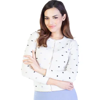 Dámský svetr Duuree.cz Kašmírový Kardigan Aurelie Barva: Bílá, Velikost: M