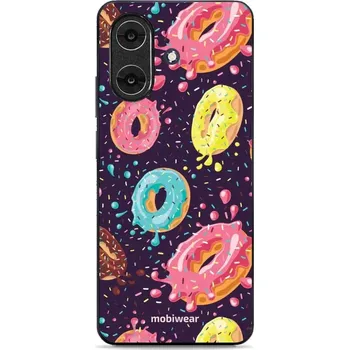 Pouzdro na mobilní telefon Lesklý kryt Mobiwear Glossy - Realme Note 60 - G046G - Donutky (Prémiové lesklé pouzdro, obal, kryt Mobiwear Glossy na mobil Realme Note 60 - G046G - Donutky, materiál Plast + TPU silikon - krytí po všech stranách, neošoupatelný potisk, tenké provedení,)