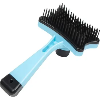 Kartáč pro zvířata Surtep Animals Kartáč Buster na srst samočistící 20 x 12 x 5cm Barva: Modrá