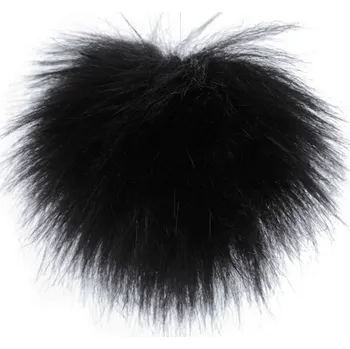 Stoklasa 900415 kožešinová bambule s poutkem 8 cm černá