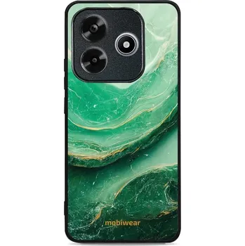 Pouzdro na mobilní telefon Lesklý kryt Mobiwear Glossy - Xiaomi Redmi Note 14 5G - G023G - Zelený mramor (Prémiové lesklé pouzdro, obal, kryt Mobiwear Glossy na mobil Xiaomi Redmi Note 14 5G - G023G - Zelený mramor, materiál Plast + TPU silikon - krytí po všech stranách,)