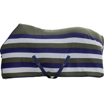 Deka pro koně Deka odpocovací HKM Professional 155cm tmavě modrá/světle šedá/olivová