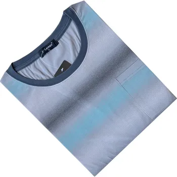 Pánská noční košile Pánská bavlněná noční košile mix dezénů C-lemon - O Barva: Šedá, Velikost: M