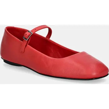 Dámské baleríny Kožené baleríny MAX&Co. červená barva 2516521036200 33X, EUR 36