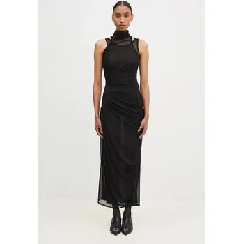 Dámské šaty Šaty Coperni Mesh Dress černá barva, maxi, COPR107557 99X, vel. XS