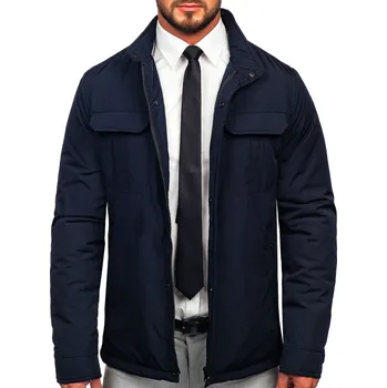 Tmavě modrá pánská přechodová bunda Bolf 22M303 - S