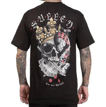 Pánské tričko tričko hardcore pánské - MAKE YOUR LUCK - SULLEN - SCM6152_BK - 3XL