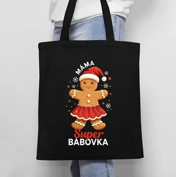 Žertovný předmět Máma - super bábovka - taška s potiskem