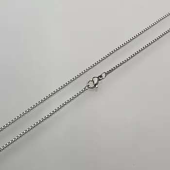 Řetízek Ocelový řetízek stříbrný - 55cm