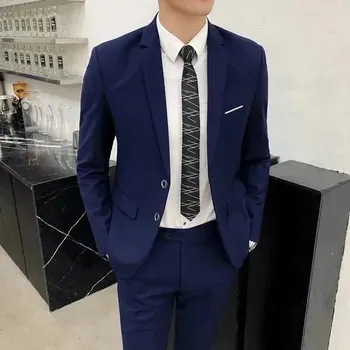 Pánský formální oblek MC121 Velikost: XL, Barva (Varianta): Sada 2 ks Navy