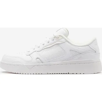 Pánská obuv DECATHLON Pánské kožené boty na chůzi CJ80 42 BÍLÁ|ŠEDÁ