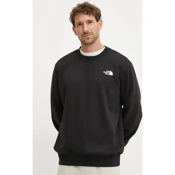 Pánská mikina Mikina The North Face Essential Crew pánská, černá barva, hladká, NF0A89ETJK31 99X, vel. XL