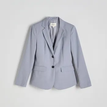 Reserved - Blejzr ze směsi vlny - světle šedá - 323CW-09X - 323CW-09X-L