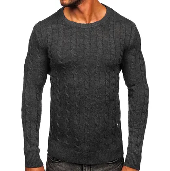 Pánský svetr Grafitový pánský svetr Bolf MM6021 - M