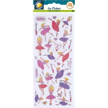 samolepka WEST DESIGN Samolepky 10x23cm Balet