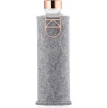 Equa skleněná láhev s plstěným obalem Mismatch Rose Gold 750 ml