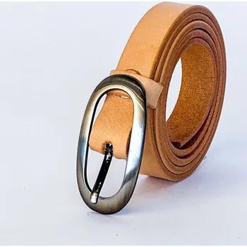 Opasek Dámský kožený pásek DM-1,5-21-60 béžová, Obvod pasu / celková délka pásku 95cm